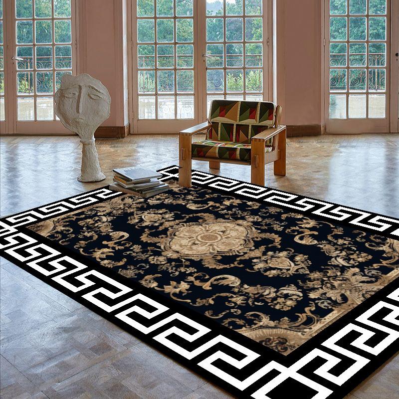 Luksusowy, nowoczesny styl, dywany do salonu, biały wystrój pokoju, duży dywanik do sypialni, antypoślizgowa, miękka, puszysta mata podłogowa na toaletkę