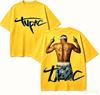 Tupac Shakur For Fan Gift Tshirt Unisex Unisex Harajuku Oversizedunisex Short Sleeve Streetwear High Quality Couples Classic Soft