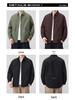 2025 Autumn Men's Japanese Retro Workwear Jacket: Casual Trendy Lapel Outerwear with High-End Feel