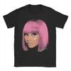 Nicki Minaj Queen of Rap T Shirts Rapper Singer Music Pure Cotton Clothes Funny Short Sleeve Round Neck Tees Printed TShirt
