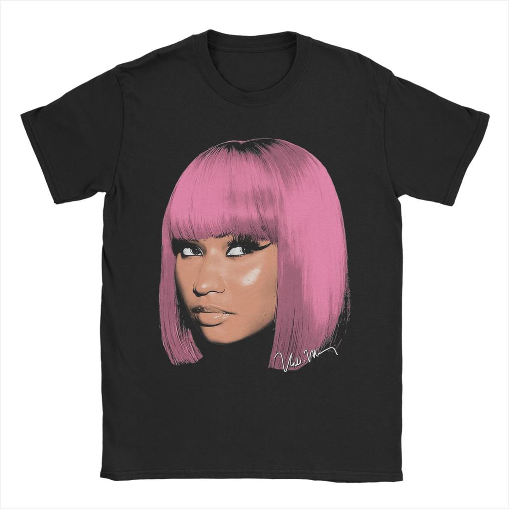 Nicki Minaj Queen of Rap T Shirts Rapper Singer Music Pure Cotton Clothes Funny Short Sleeve Round Neck Tees Printed TShirt