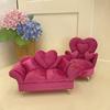 Dutch Velvet Jewelry Box: Sofa-Style Ornament & Ring Storage for 1:12 Dollhouse