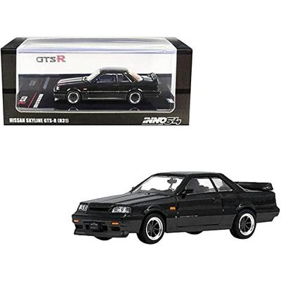 Inno Models Maßstab 1/64 Skyline GTS-R (R31) Schwarz/Gunmetallic Fertigmodell IN64-R31-BGM