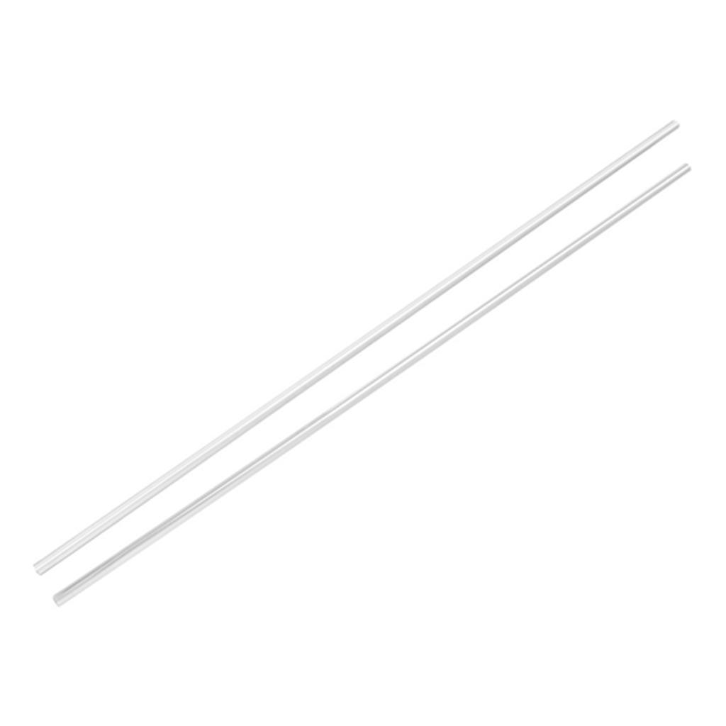 2pcs Stainless Steel Cylinder Rail Linear Shaft Straight Round Rod 8mm Diameter 600mm Length