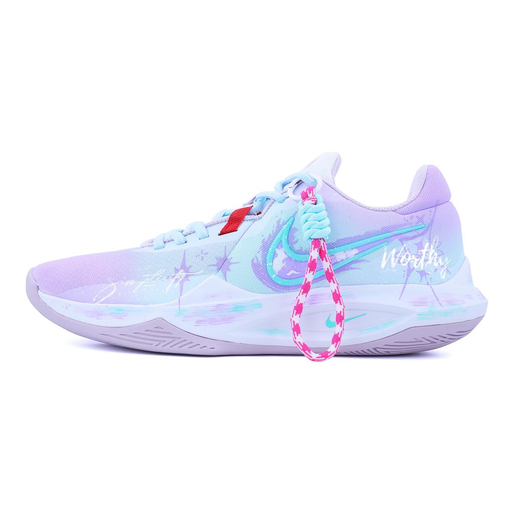 Nike Precision 6 Starfall Sweet Gift, Twilight Cloud Reflecting Snow Cushioning Coverage Low top Basketball Shoes Men's DD9535-100(Team620-X)