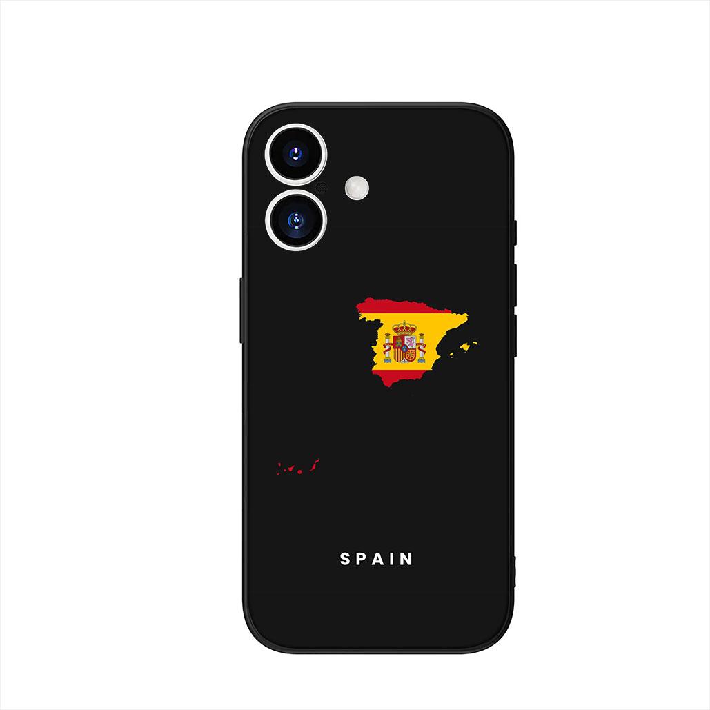 

Spain Flag Yellow Red Phone Cover Case for Samsung Galaxy S25 S23 S22 S24 FE Ultra Plus A56 A05 A06 A15 A16 A57 S7 Edge Casing Galaxy S25 Ultra