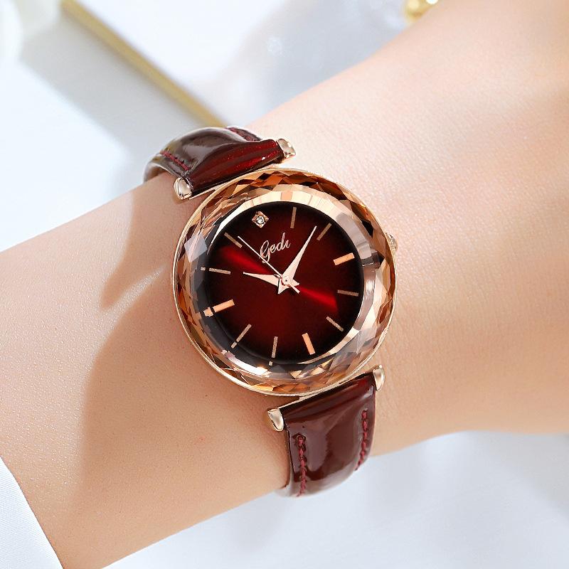 With Belt Ladies Watch Trend Casual Student Waterproof Quartz Watch