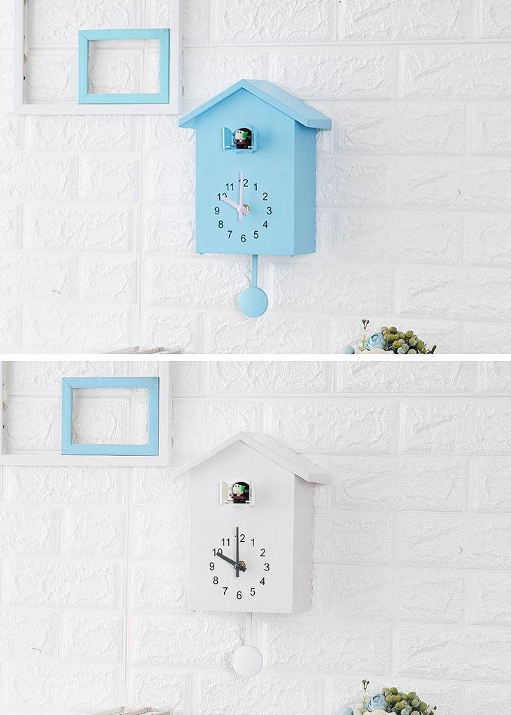 Yida Nordic Cuckoo Wall Clock T60 - Bird Hourly Chime