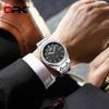 OPK Luxury Fashion Men's Quartz Watch Octagonal Waterproof Night Light Business Men's Calendar Watch