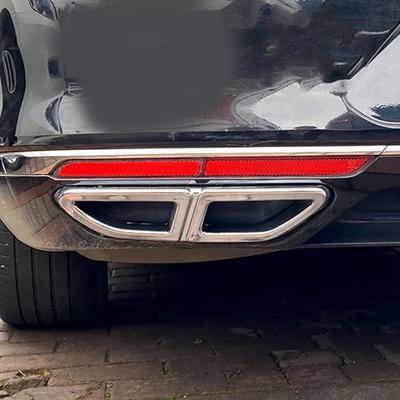 For Volkswagen Magotan Passat B8 2016-2019 Rear Lip Bumper Spoiler Car Tail Throat Frame Exhaust Pipe Trim