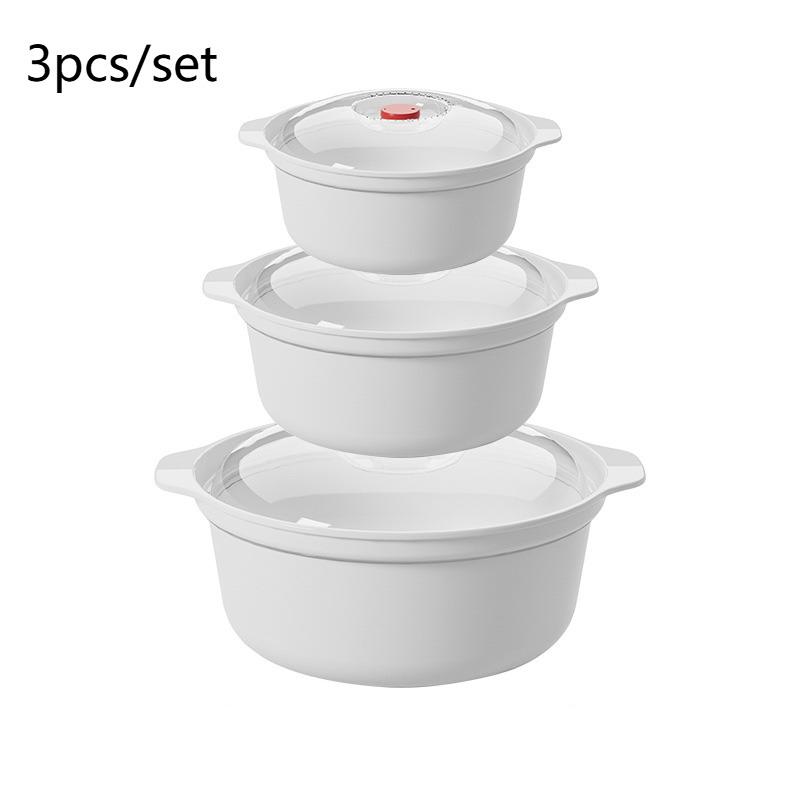 

Микроволновая печь Специальная коробка Подогреваемая кастрюля для супа Рис на пару Паровые булочки с крышкой Экологически чистый пищевой кухонный инструмент set