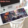 Anime Cool Doodle Large Mouse Pad Gamer Sportscar Desk Pad Gaming Accessories Nonslip Table Mat Writing Keyboard Mat Speed