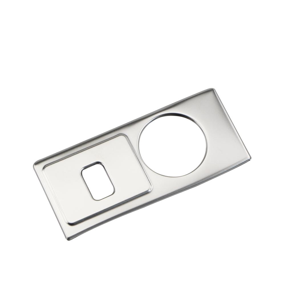 

Автомобильная задняя розетка управления зарядка прикуриватель USB кнопка переключения рамка фара палка отделка для Ford Focus серебряный