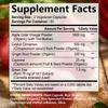 Apple Cider Vinegar, Ceylon Meat, Green Tea 120 Veggie Capsules Dietary Supplement