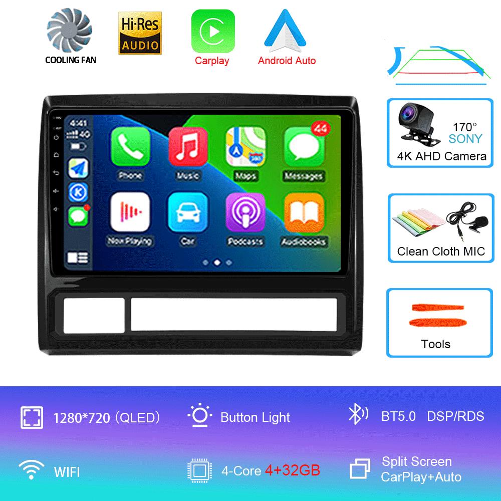 

Android 14 Carplay Auto Car Radio For Toyota Tacoma 2 N200 Hilux 2005-2013 GPS Navigation Multimedia Player DSP Stereo WiFi 4G