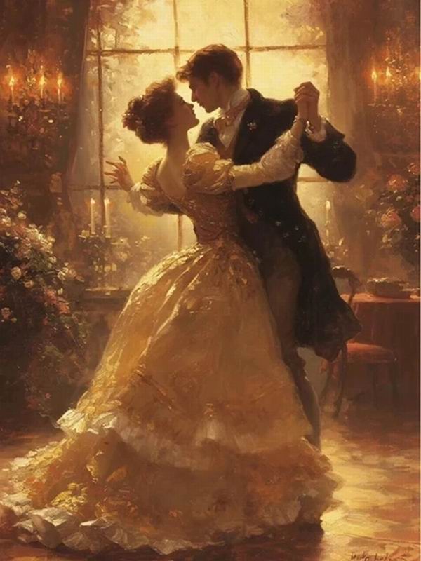 Diamond Painting New Collection 2024 Romantic Couple Dance Partners Diy Full Square Round Drill Rhinestone Embroidery Mosaic Cross Stitch Kits