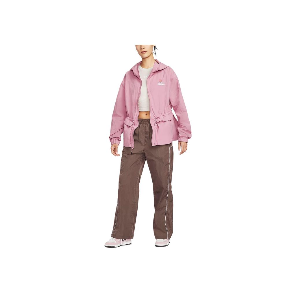 Nike Sports Zip-Up Comfortable Jacket Women Jackets Pink IF0609-668