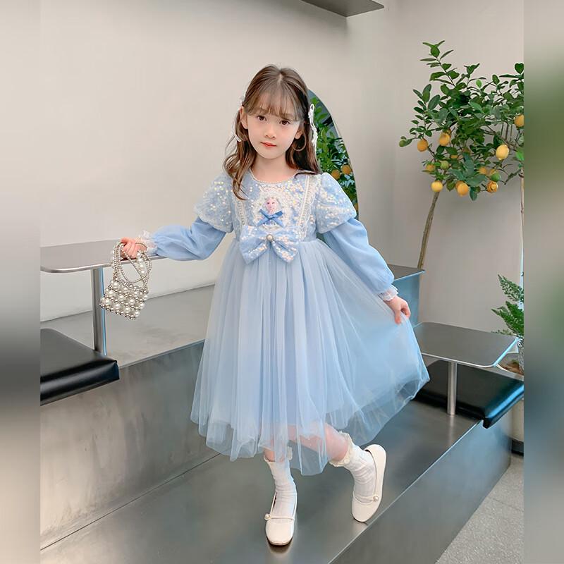 Vestito Principessa Elsa Frozen per Bambina Anneyol