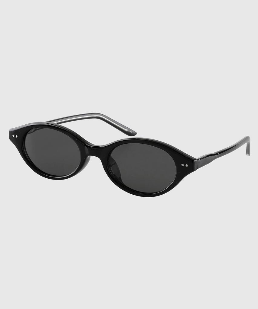 Tuditeo Sho Tinted Lightweight Horn-Rimmed Unique Sunglasses Nylon Tinted Lens C1 Black