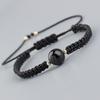 Handmade Strawberry Crystal Obsidian Bracelet for Couples - Good Luck Gift for Best Friend or Girlfriend