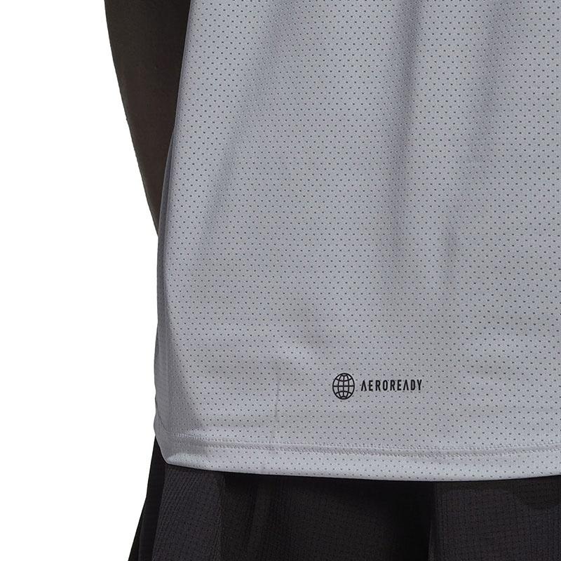 Men's adidas Hiit Cool Tee Athleisure Casual Sports Logo Round Neck Short Sleeve Gray T-Shirt HL8791