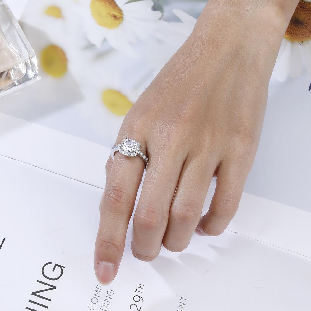 Women's Light Luxury Full Diamond Open Ring - Pang Donglai Sugar Ring Design