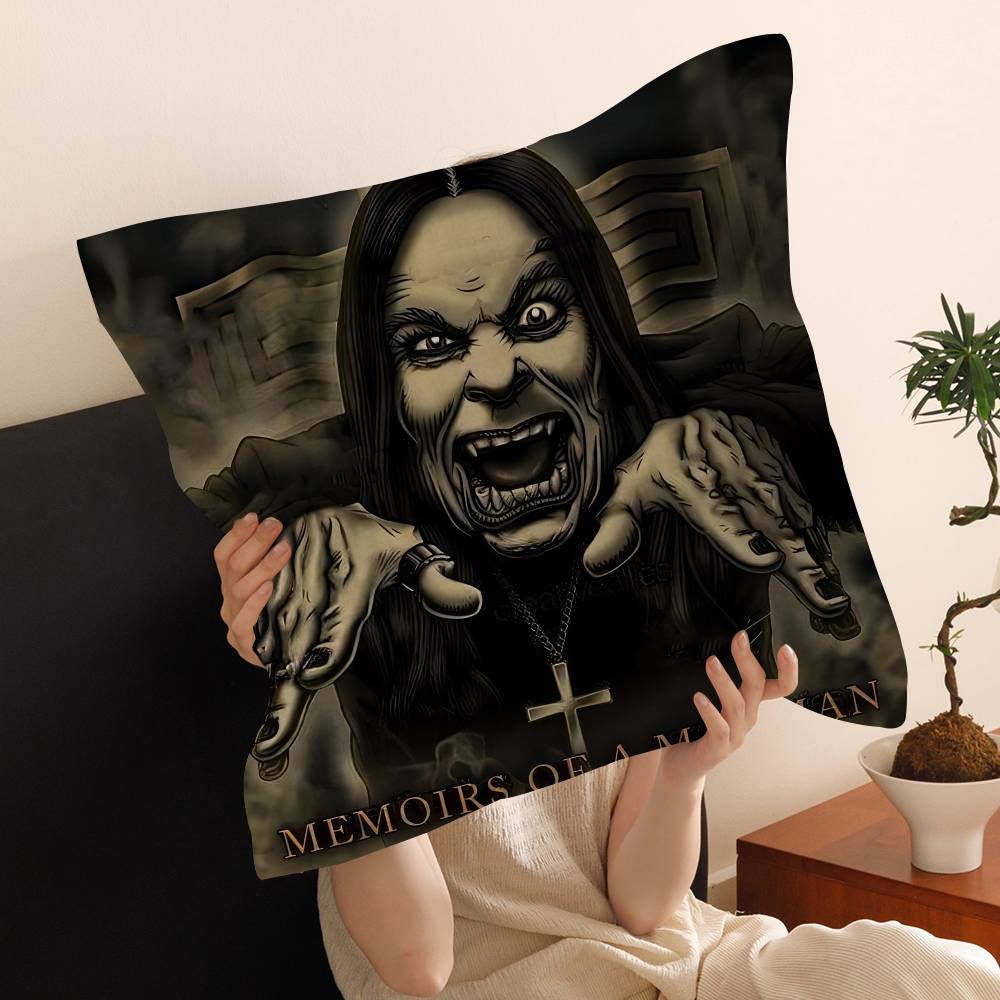 Heavy Metal Band Rock Ozzy Osbourne Band 45*45cm Cushion Cover Pillow Cover Decor Pillowcase Home Pillowcase For Couch Pillow
