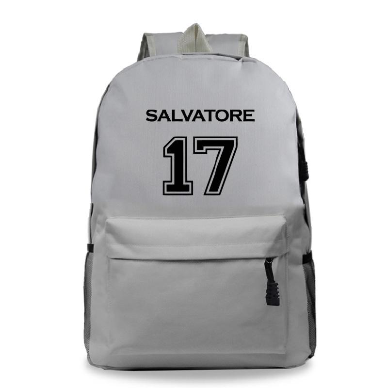 Vampire Diaries Peripheral Elementary and Secondary School Bags Grades 3-6 Casual Backpacks