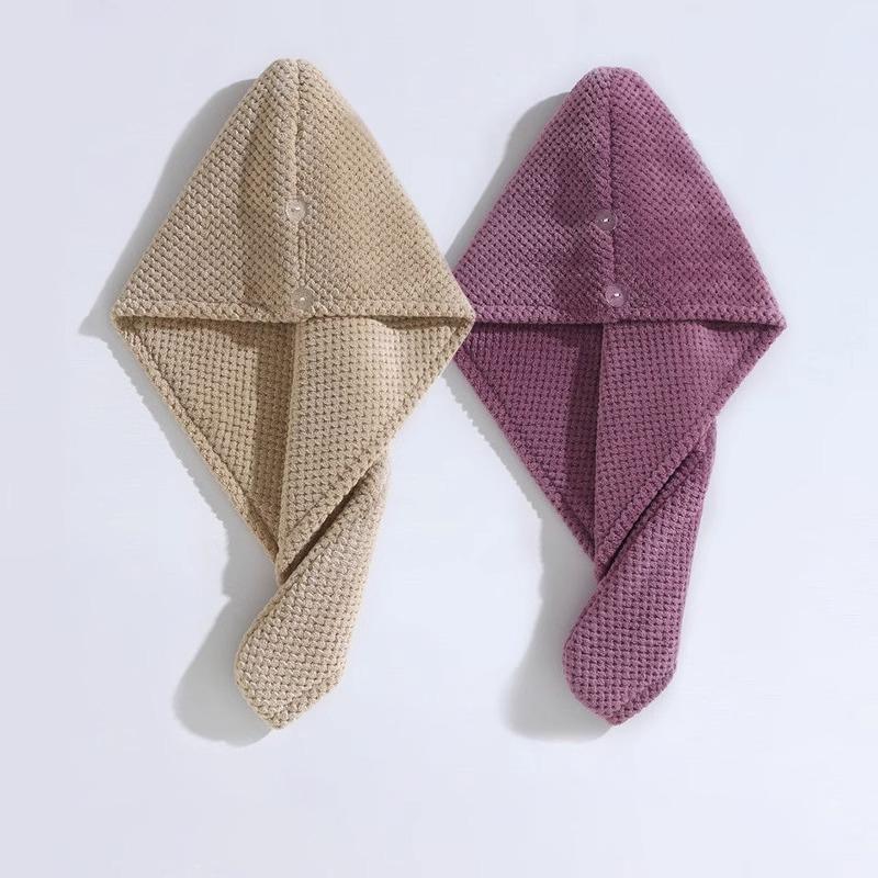 Women Hair Drying Hat Quick-dry Microfiber Hair Towel Cap Hat Bath Thicker Shower Long Curly Hair Cap