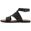 Delray Leather Fashion Comfortable Slide Sandals Women Sandals Black 1167473-BLK
