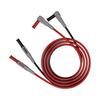 Professional 4mm Multimeter Test Leads Dual Layer Insulated PVC Flexible Banana Probes with Replaceable Needle Tips