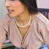 Natural Opal Beaded Necklace Faceted Bead Necklace For Women Multi Flashy Opal Handmade Necklace Healing Crystal Unique Gifts for Her