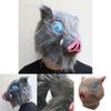 Authentic Anime Demon Slayer Kimetsu No Yaiba Hashibira Inosuke Pig Cosplay Mask Ideal For Costume Parties