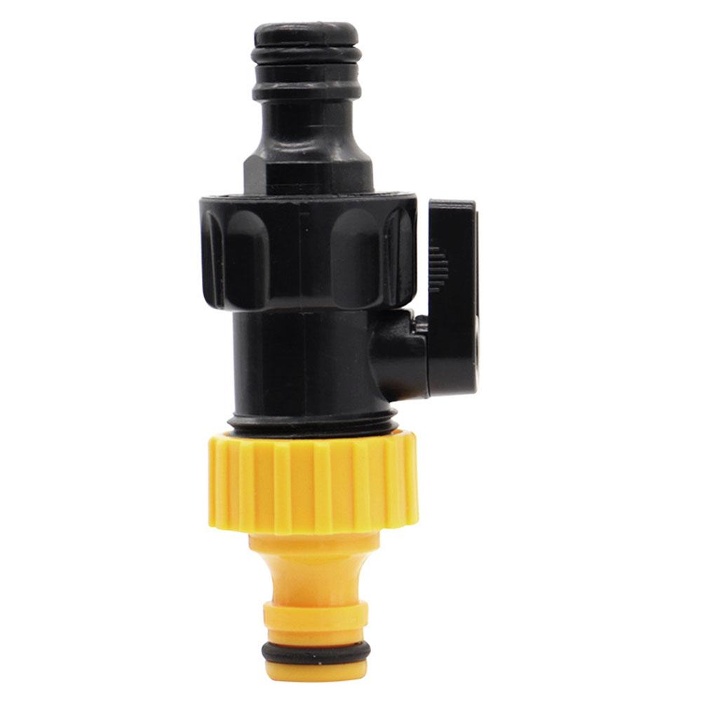 Easy to Install Garden Hose ShutOff Valve, Quick Connects, Quick Release Function, Sturdy ABS Plastic, 2 Valves