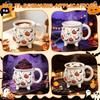 Witch's Cauldron Cup Ceramic 350ml Halloween Autumn Decoration Pumpkin