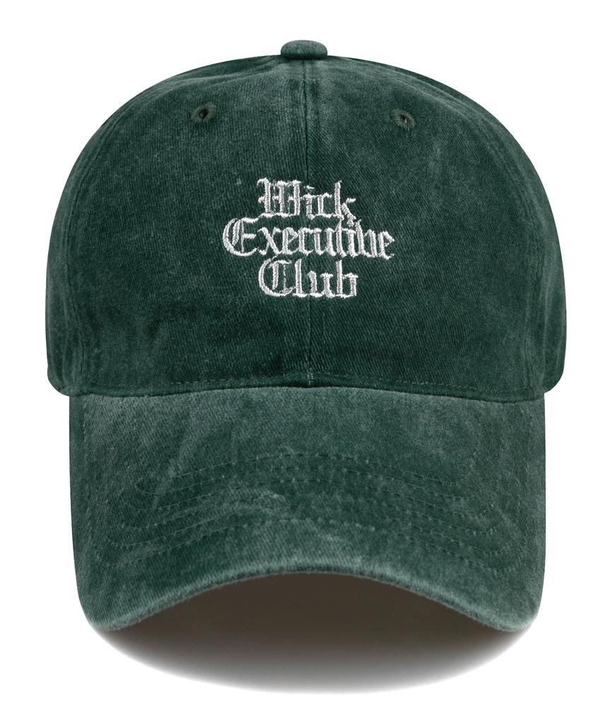 Wig Executive Classic Stone Washed Ball Cap - Green