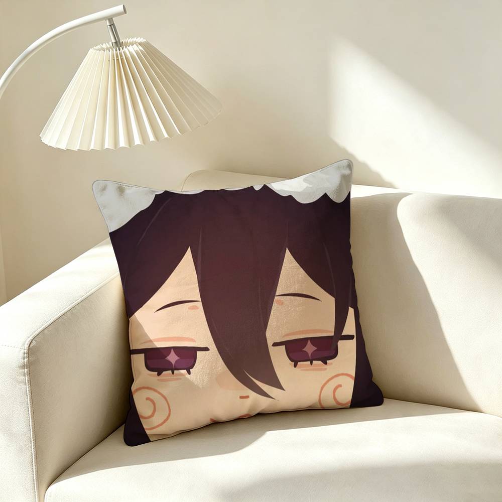 F-Fyodor Bungo Stray Dogs Square Double-Sided printed Pillow Case Bedroom Bedside Pillow Sofa Cushion Cover