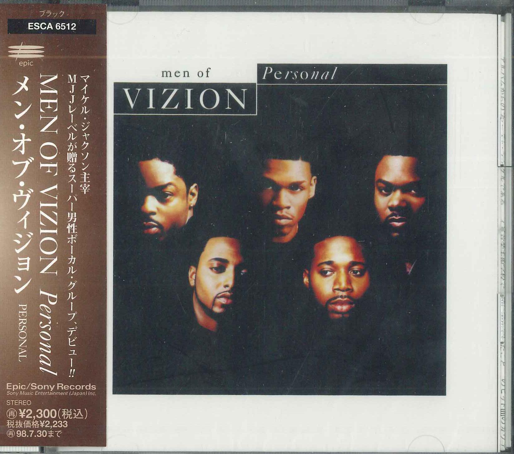 

CD MEN OF VISION; TASHA SCOTT - Personal ESCA6512 EPIC 1996 Japan Soul/Funk