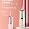 Irrigateur buccal portable, jet dentaire à eau rechargeable par USB, pointe de cure-dents, 220 ml, 3 modes, nettoyeur de dents