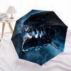 Alien Fashionable Automatic Opening/Closing Folding Umbrella. Portable and Foldable, Ideal for Gift, Travel, and Daily Use.