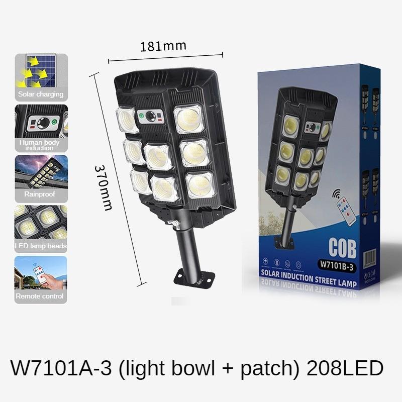 5W Haushalt LED Hof Wasserdicht Straßenlaternen Außenbeleuchtung Induktionsleuchten Integrierte Solarlampe