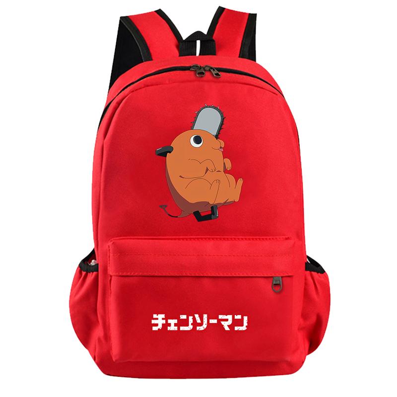 Anime Chainsaw Man Rucksack für Jungen Mädchen Hildren Zurück zur Schule Schultasche Student Kawaii Rucksack Luffy Nami Lysop Leichte Taschen