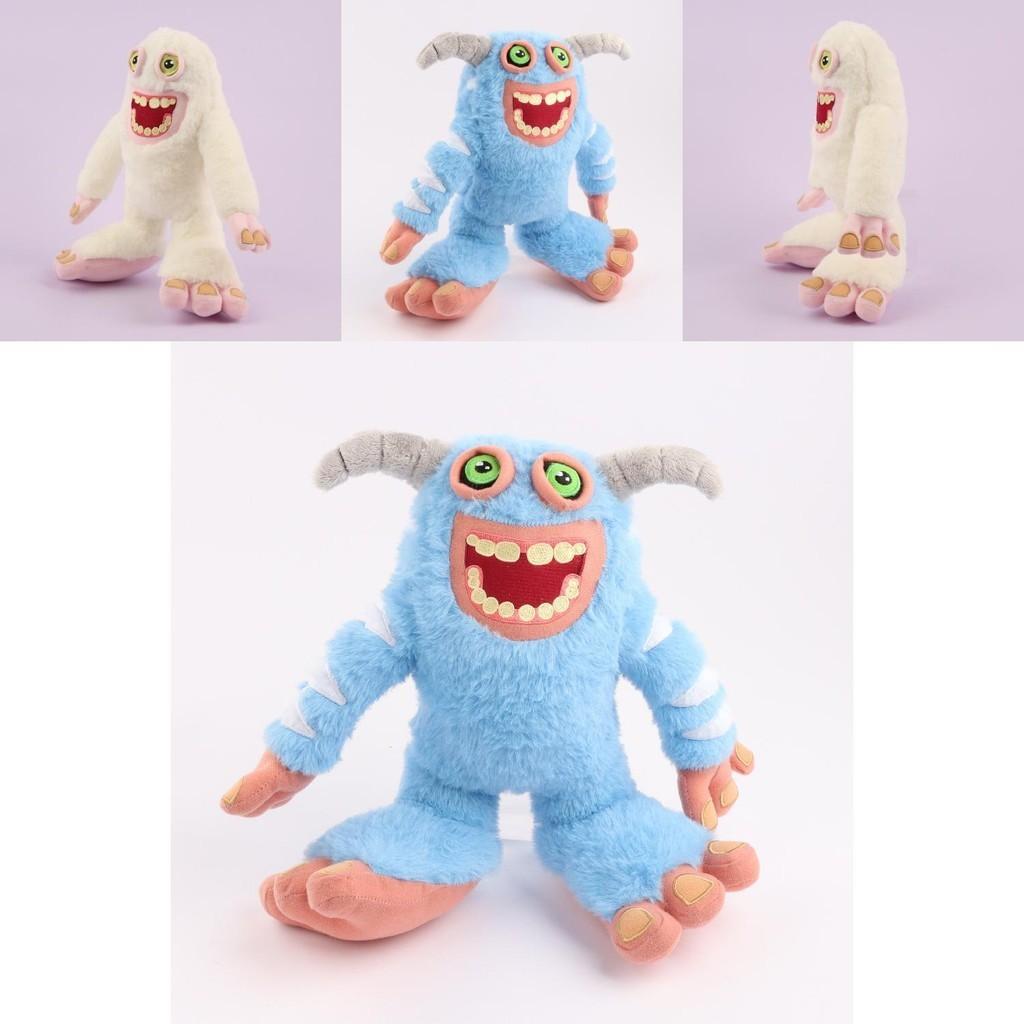 My Singing Monsters Plush Toy Blue White And Pink