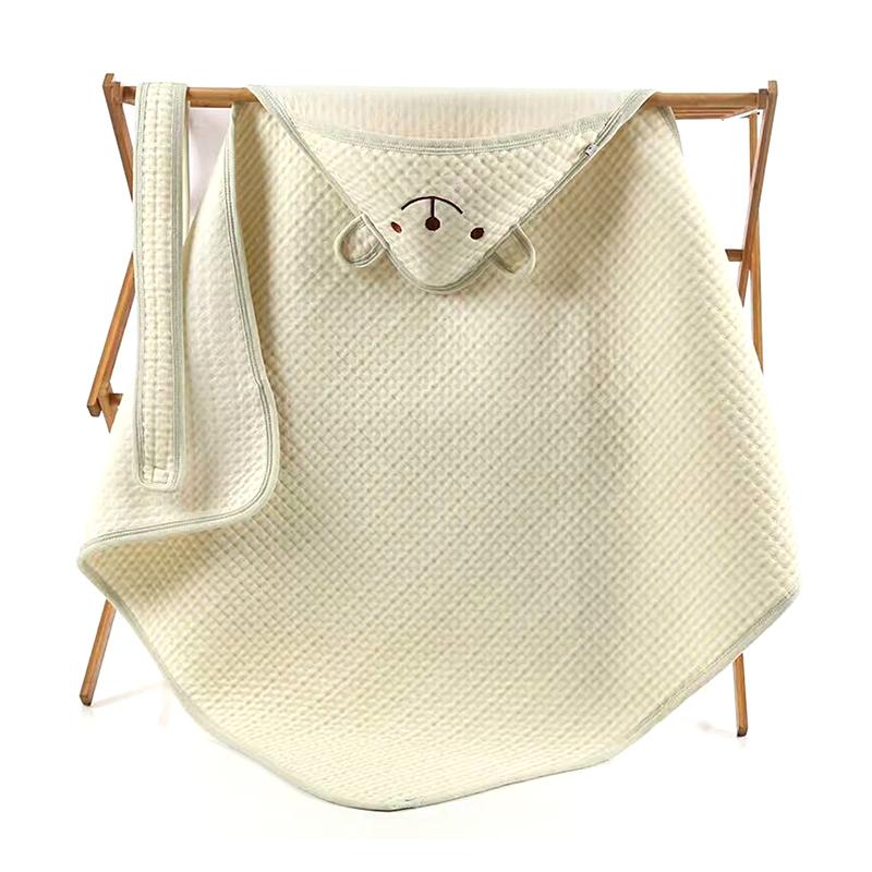 

Одеяло для новорожденных из хлопка, односпальное, на весну, лето и осень зелёный