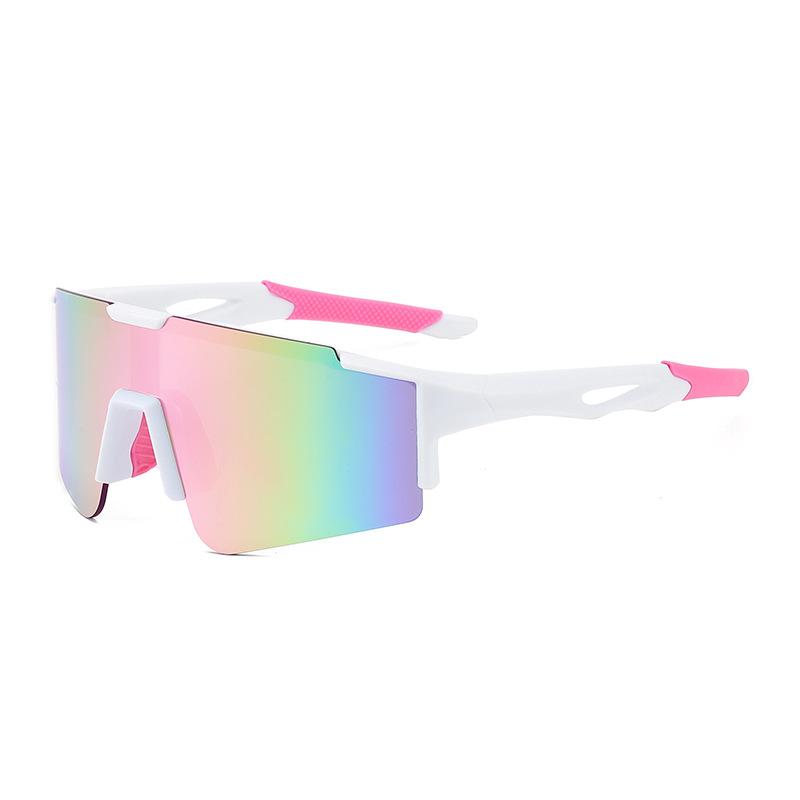Outdoor sports cycling glasses, silicone nose pads, sunshade, eye protection, windproof sunglasses, the same style for men and women