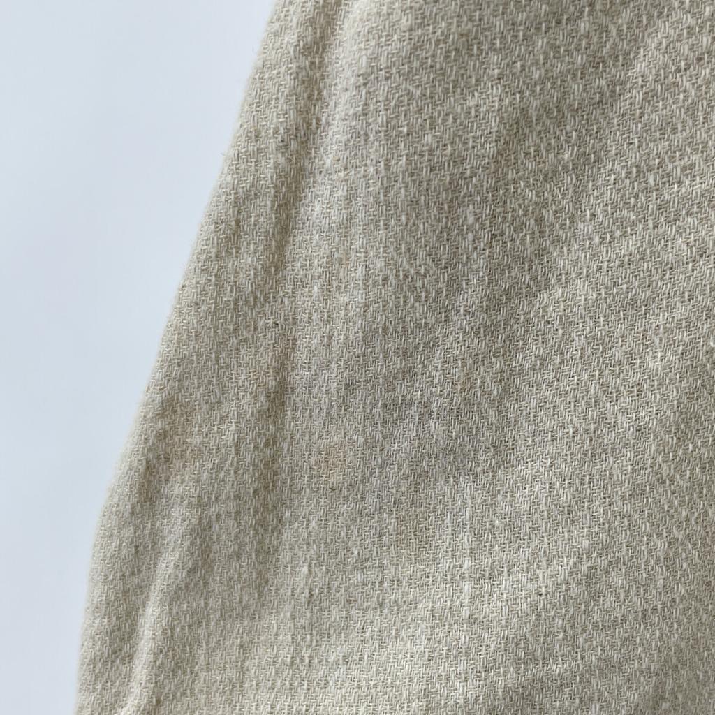 snowpeak Ivory linen cotton shirt tops S off whiteUsed