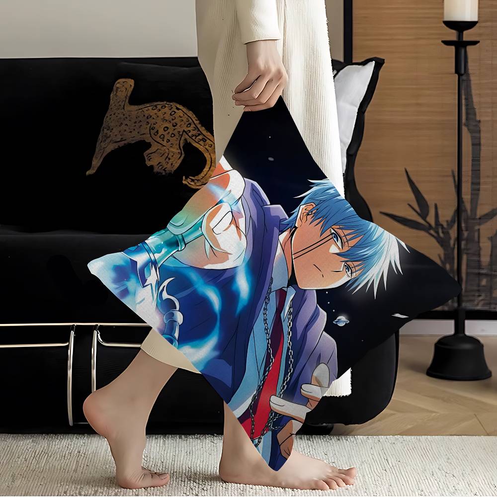 Japanese Anime MASHLE MAGIC AND MUSCLES Cushion Cover Polyester Sofa Cushions Decorative Throw Pillows Home Decoration