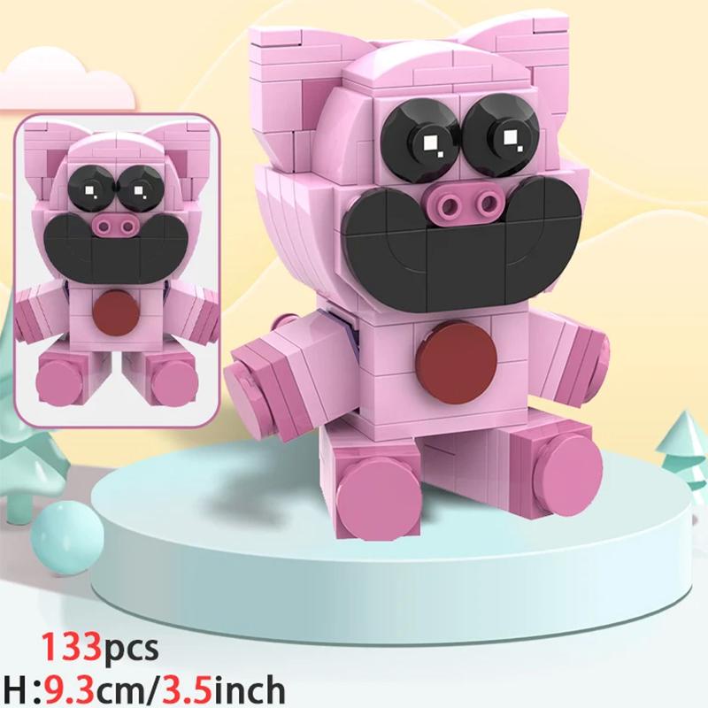 Smiling Critters Action Figure Building Blocks Set per bambini Gioco horror Poppy Giocattoli da costruzione per bambini Regalo di compleanno