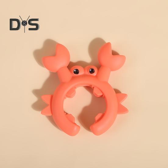 6 ks Držáky na špachtle Žáruvzdorné Proti opaření Kompaktní velikost Víceúčelové Silikonové držáky na náčiní Držáky na lžíce ve tvaru kraba