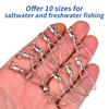 Stainless Steel Rotating Pin, Eight Character Rotating Ring, Sea Fishing Equipment